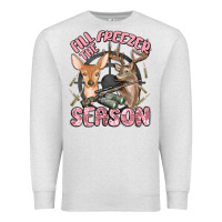 Oatmeal Heather fill the freezer season Premium Sweatshirt - MaliasSmallBusiness