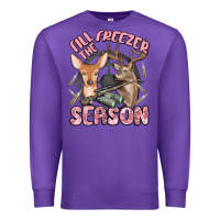 Purple fill the freezer season Premium Sweatshirt - MaliasSmallBusiness