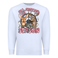 White fill the freezer season Premium Sweatshirt - MaliasSmallBusiness