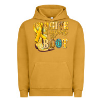 Pigment Peanut Butter Give Cancer the boot Childhood Cancer Urban Hoodie - NancyCooperArtShop