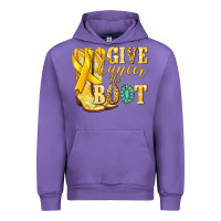 Tulip Give Cancer the boot Childhood Cancer Urban Hoodie - NancyCooperArtShop