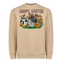 Mushroom Western Happy Easter Heavyweight Sweatshirt - Neo Western
