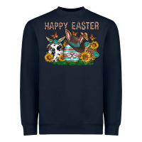 Navy Western Happy Easter Heavyweight Sweatshirt - Neo Western