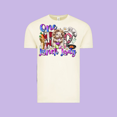 One Hop Lunch Day Vintage Tee Designed By Racoondesign