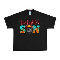 Black firefighter son boy Urban Heavy Tee - HRA Design Shop