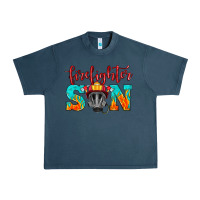 Midnight Navy firefighter son boy Urban Heavy Tee - HRA Design Shop