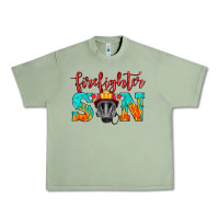 Oil Green firefighter son boy Urban Heavy Tee - HRA Design Shop
