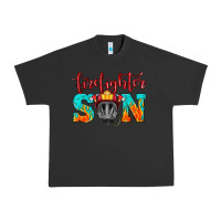 Pigment Black firefighter son boy Urban Heavy Tee - HRA Design Shop