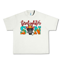 Pistachio firefighter son boy Urban Heavy Tee - HRA Design Shop