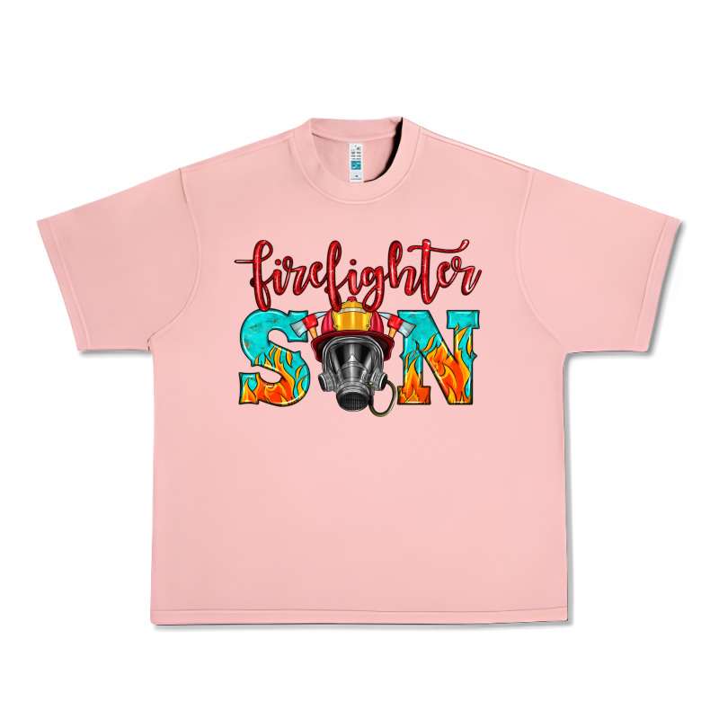 Firefighter Son Boy Urban Heavy Tee by HRA Design Shop | Teevron