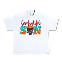 White firefighter son boy Urban Heavy Tee - HRA Design Shop