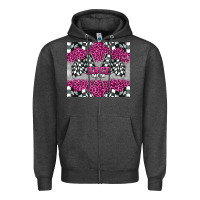 Charcoal Heather race mom Zipper Hoodie - BarkalooDesign