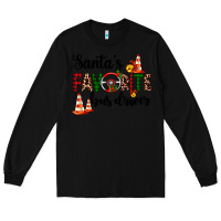 Black santa's favorite bus driver Long Sleeve Tee - AdoDesignShop