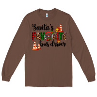 Chestnut santa's favorite bus driver Long Sleeve Tee - AdoDesignShop