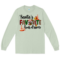 Matcha santa's favorite bus driver Long Sleeve Tee - AdoDesignShop