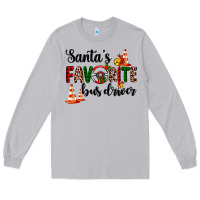 Moon Dust santa's favorite bus driver Long Sleeve Tee - AdoDesignShop