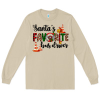 Mushroom santa's favorite bus driver Long Sleeve Tee - AdoDesignShop