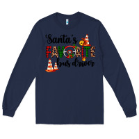 Navy santa's favorite bus driver Long Sleeve Tee - AdoDesignShop