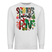 Oatmeal Heather santas favorite registered nurse Premium Sweatshirt - MaliasSmallBusiness