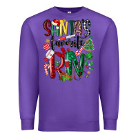 Purple santas favorite registered nurse Premium Sweatshirt - MaliasSmallBusiness