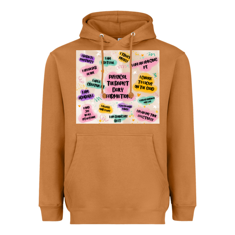 Physical Therapist Daily Affirmations Heavyweight Hoodie by MaliasSmallBusiness | Teevron