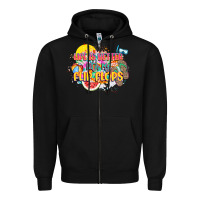 Black Life is better with my flip flops Zipper Hoodie - NancyCooperArtShop