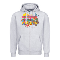 Heather Grey Life is better with my flip flops Zipper Hoodie - NancyCooperArtShop