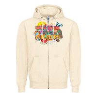 Sandshell Life is better with my flip flops Zipper Hoodie - NancyCooperArtShop