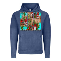 Vintage Denim ho ho ho gnome Vintage Hoodie - JahusDesignShop