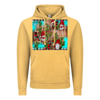 Vintage Mustard ho ho ho gnome Vintage Hoodie - JahusDesignShop