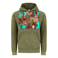 Vintage Olive ho ho ho gnome Vintage Hoodie - JahusDesignShop