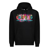Black unafraid i know who holds tomorrow Premium Hoodie - Artiststas