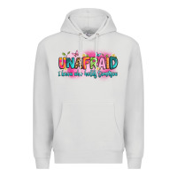 Dove Grey unafraid i know who holds tomorrow Premium Hoodie - Artiststas