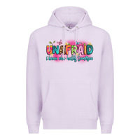 Lilac unafraid i know who holds tomorrow Premium Hoodie - Artiststas