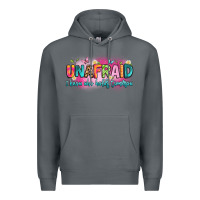 Rock unafraid i know who holds tomorrow Premium Hoodie - Artiststas
