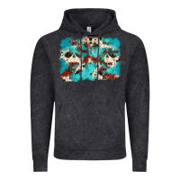 Aztec Cowhide Background Vintage Hoodie | Teevron