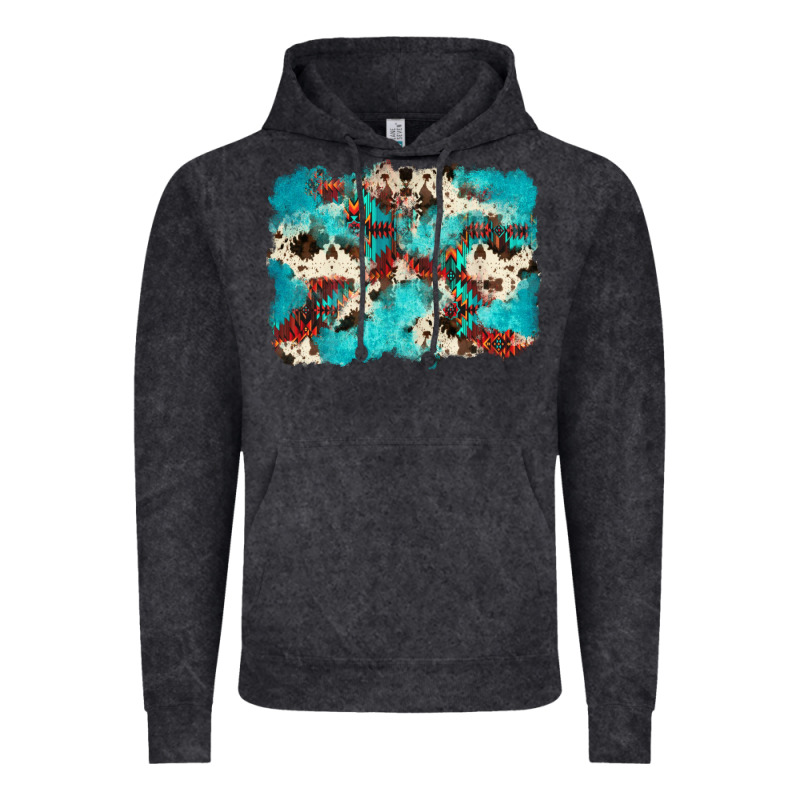 Aztec Cowhide Background Vintage Hoodie by Zillion Design Studio | Teevron