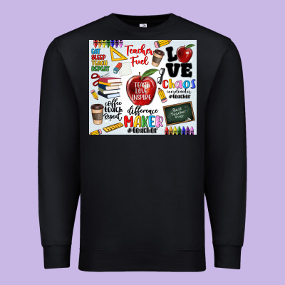 Teacher Premium Sweatshirt Designed By Maliassmallbusiness
