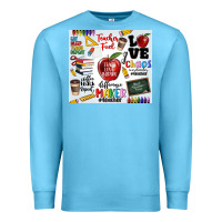 Ocean Blue teacher Premium Sweatshirt - MaliasSmallBusiness