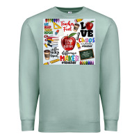Seafoam teacher Premium Sweatshirt - MaliasSmallBusiness