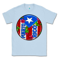 Dusty Blue puerto rico coasters Classic Tee - AdoDesignShop
