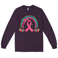 Plum ribbon rainbow Long Sleeve Tee - JahusDesignShop