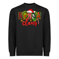 Black christmas nonna claus Heavyweight Sweatshirt - FaDigitalArtStudio