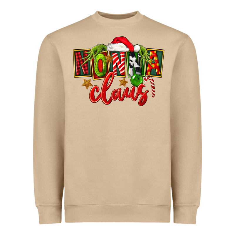 Christmas Nonna Claus Heavyweight Sweatshirt by FaDigitalArtStudio | Teevron