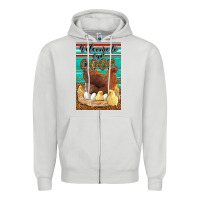 Dove Grey Western Welcome To Our Coop Zipper Hoodie - LillyAllenDesigns