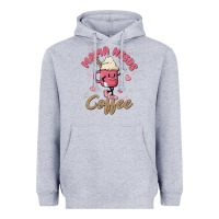 Heather Grey mama needs coffee Heavyweight Hoodie - MaliasSmallBusiness