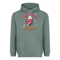 Sage mama needs coffee Heavyweight Hoodie - MaliasSmallBusiness