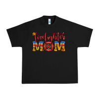 Black firefighter mom Urban Heavy Tee - HRA Design Shop