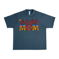 Midnight Navy firefighter mom Urban Heavy Tee - HRA Design Shop