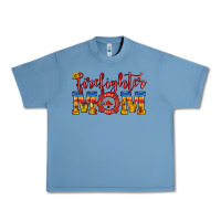 Pebble Blue firefighter mom Urban Heavy Tee - HRA Design Shop